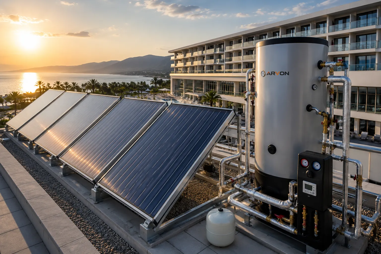 Güneş enerjisi sistemleri solar termal sıcak su çözümleri